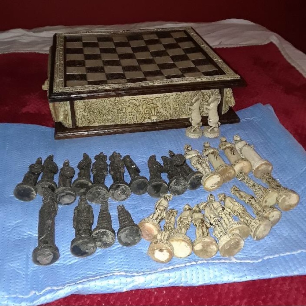 Vintage Chess Board Game